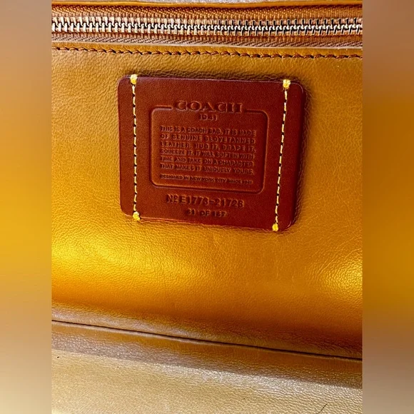 🍒RARE COACH 1941 KISSLOCK SATCHEL 38 CHERRIES!! 🍒 - Picture 16 of 16